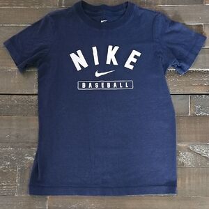 Nike Kids Navy Blue Baseball T-Shirt